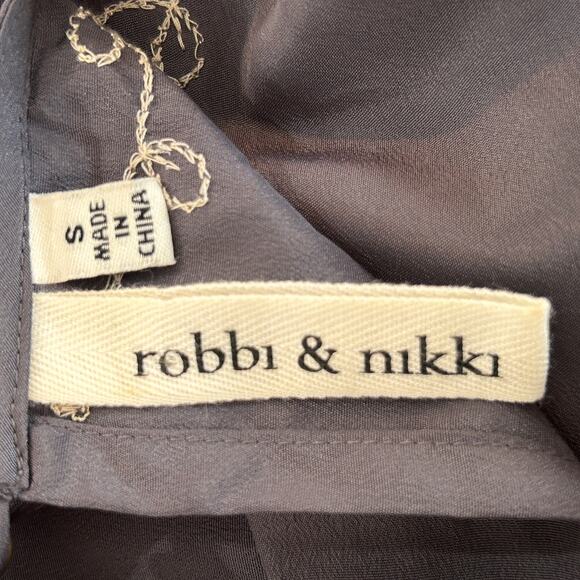 Robbi & Nikki Boho Fairy Dress S Embroidered Sequin Asymmetric Whimsigoth - Picture 11 of 13